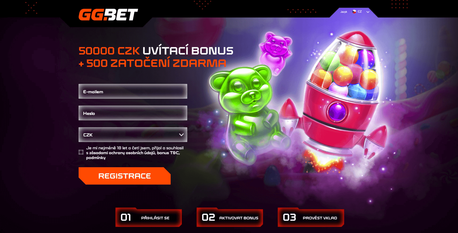 GGBet registrací